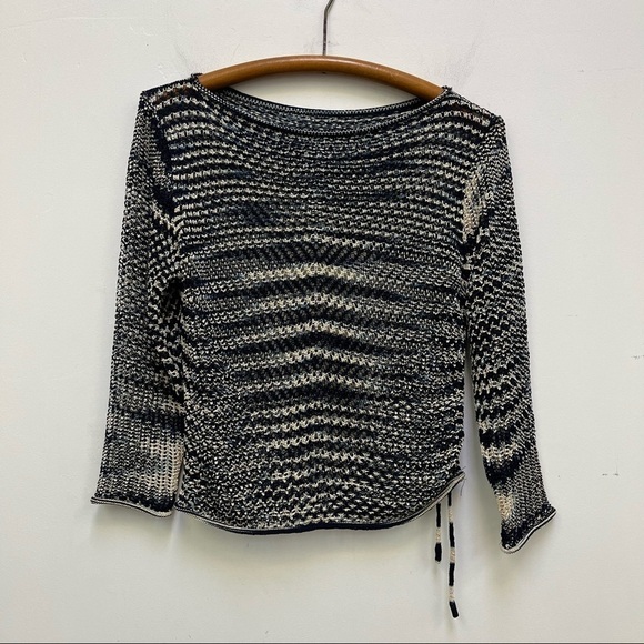Variegated Knit Blouse - Picture 1 of 5
